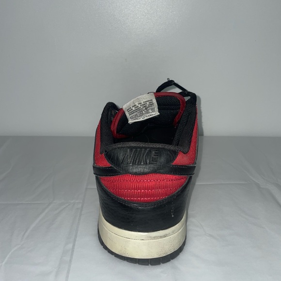 Nike Dunk Low varsity red black (2010) no box rare collection shoes - Picture 4 of 16